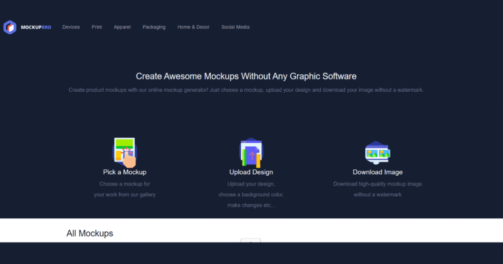 Mockupbro - AI product mockups for free